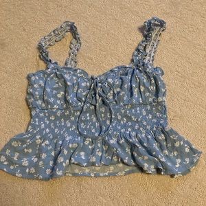 PACSUN L.A Hearts Babydoll Top